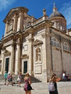 Assumption Cathedral in Dubrovnik in Croatia