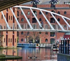 Castlefield area in Manchester