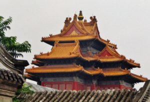 Corner of the Forbidden City in Beijing