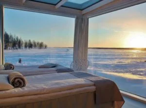 Crystal Villa in Snowcastle of Kemi in Lapland Finland
