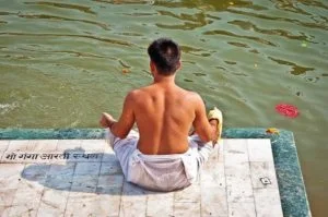 Ganges River in Varanasi in India