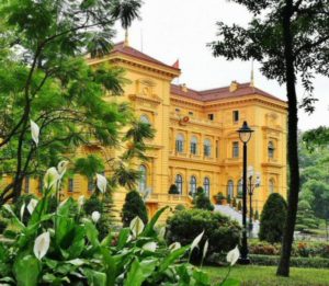 Hanoi Presidential Palace in Vietnam