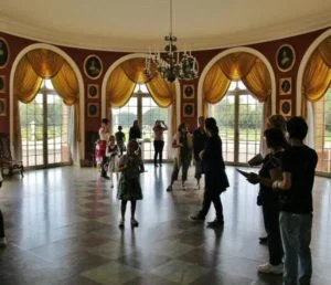 Main hall of the Charlottenburg Palace in Berlin