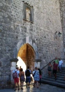 Pile Gate to enter the Old City of Dubrovnik