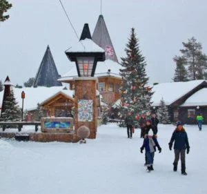 Santa Claus Village in Rovaniemi in Lapland Finland