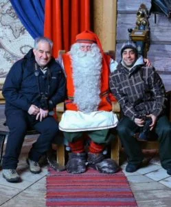 Santa Claus Village in Rovaniemi in Lapland of Finland
