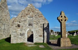 Southern Cross in Clonmacnoise in Ireland