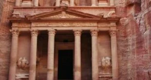 Treasury of Petra in Jordan