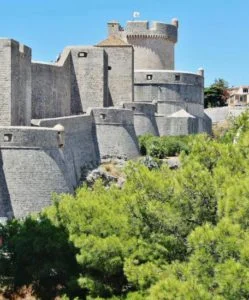 Walls of Dubrovnik in Croatia
