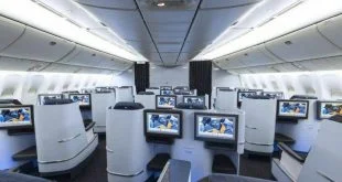 Interior of KLM aircraft